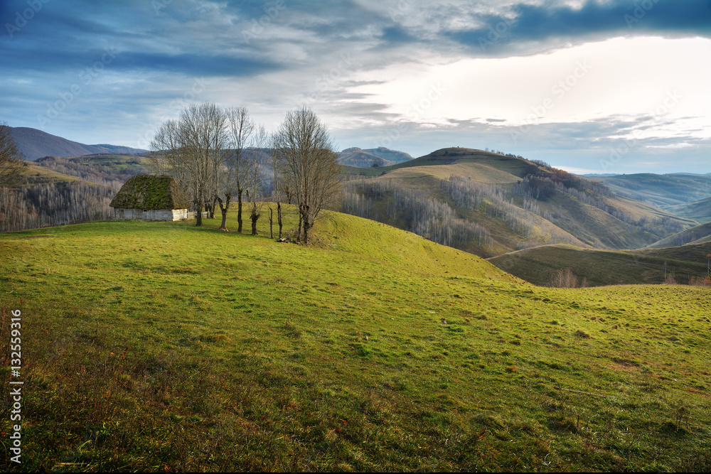 Landscape in Transylvania (Romania)