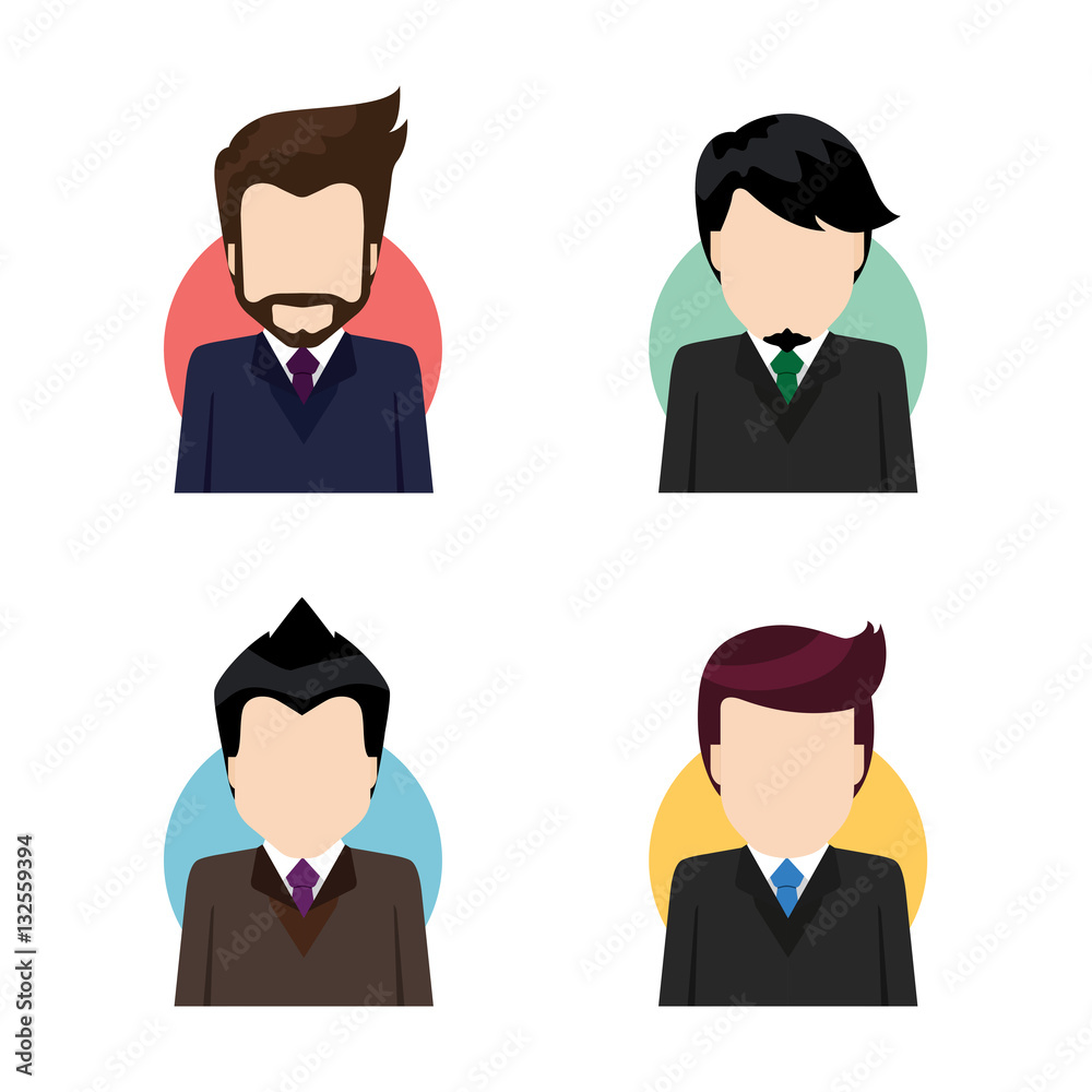 Business people Flat icons. nfo-graphic inspire to drive your business project. Vector illustration. Business people Flat icons. nfo-graphic inspire to drive your business project. Vector illustration.
