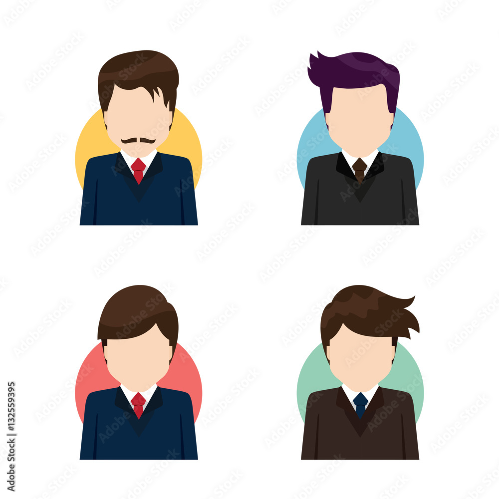 Business people Flat icons. nfo-graphic inspire to drive your business project. Vector illustration. Business people Flat icons. nfo-graphic inspire to drive your business project. Vector illustration.
