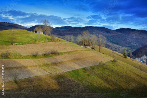 Landscape in Transylvania  Romania 