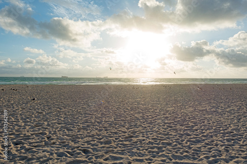 Miami Beach Sunrise Titling Background