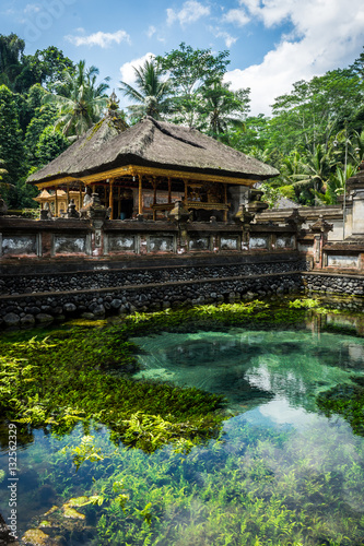 Balinese Water Temple. Balinese temple "Tirta Empul" near Ubud, Indonesia.