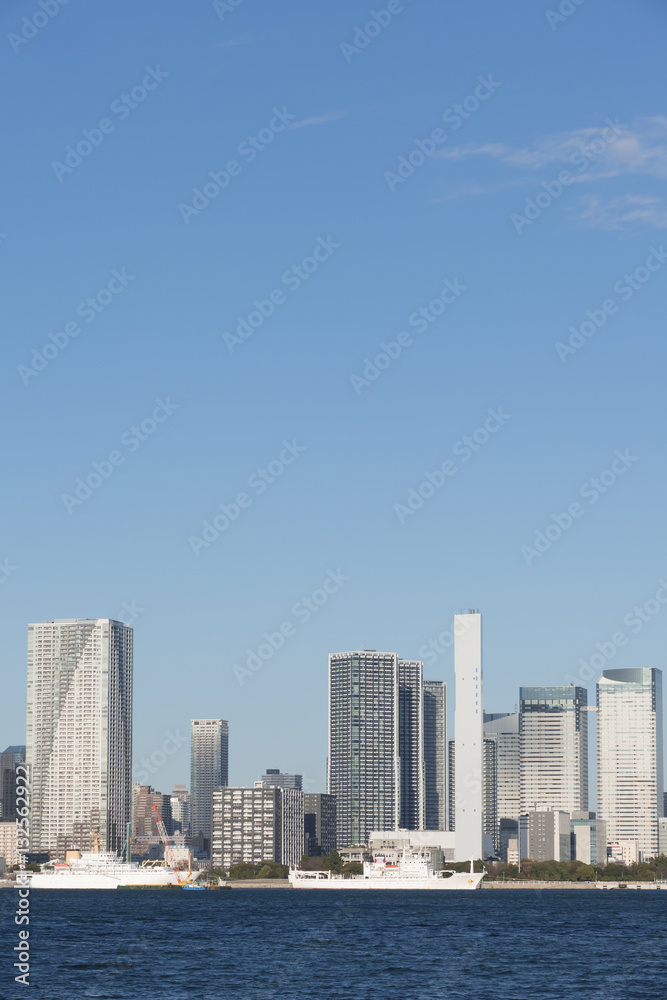 東京都市風景　東京臨海副都心　晴海　オリンピック選手村