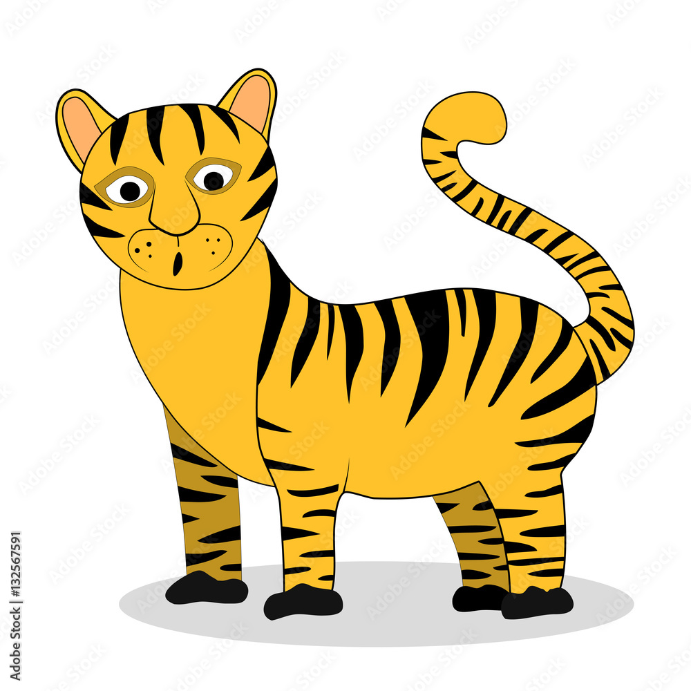 Tiger character vector Tiger character vector