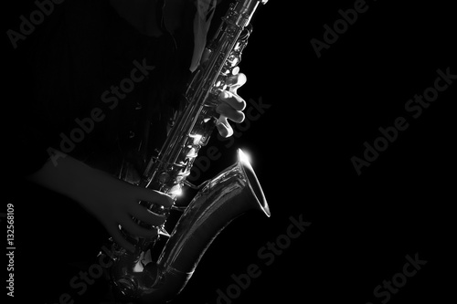 Saxophone jazz musical instruments Saxophonist