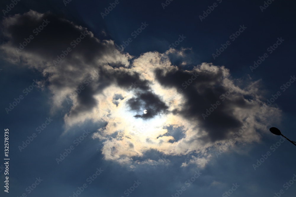 Obraz premium sun and clouds