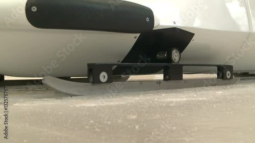 Preparation of bobsled for competitions