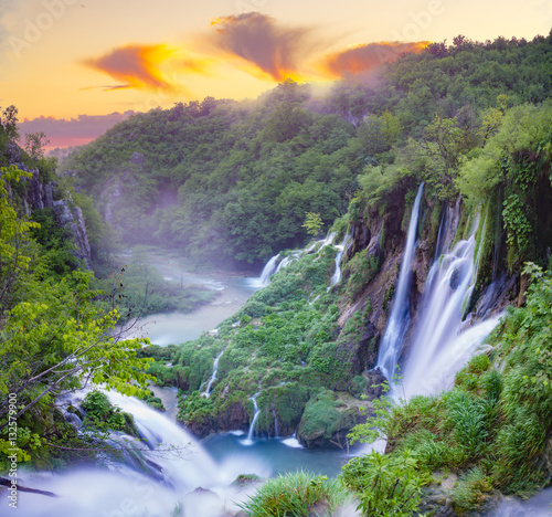 waterfalls of Plitvice lakes national park