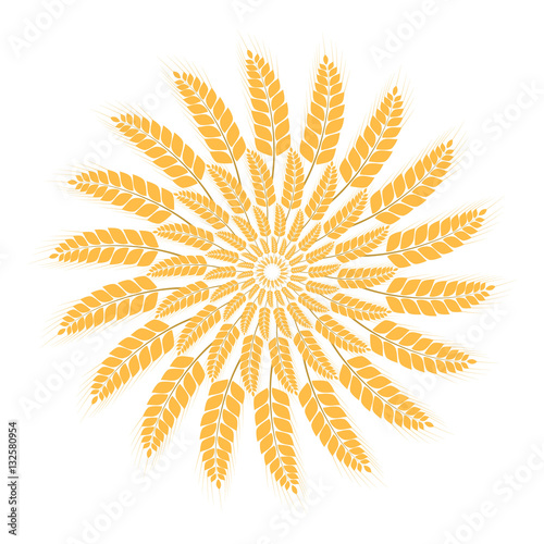 Wheat Sun - Decorative Element