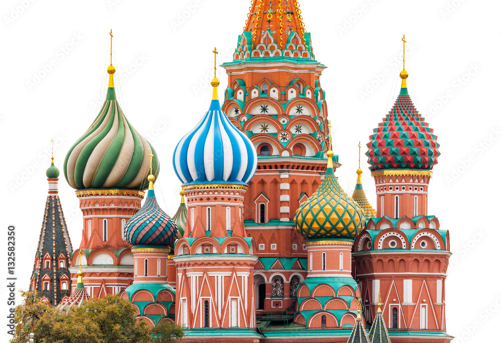 Fragment view of Saint Basil's Cathedral