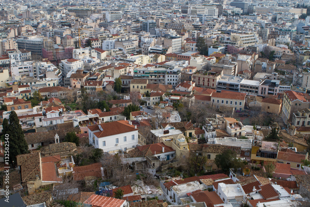 Athene vista panoramica