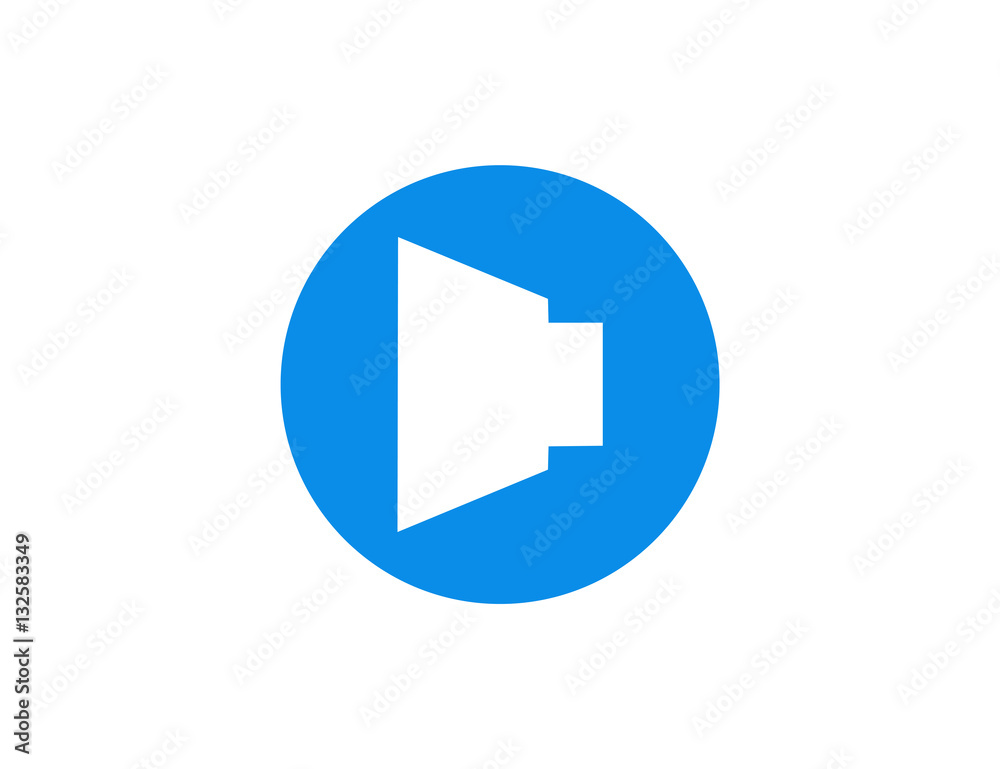 Vector flat speaker music icon Vector flat speaker music icon