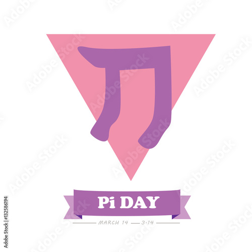 Photography Pi day Logo Vector