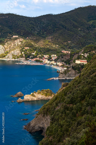 Monterosso al Mare in Cinque Terre National Park on Italian Rivi