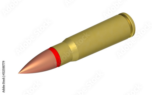 Cartridge of the AK-47 - Bullet 7.62x39mm   3D model 