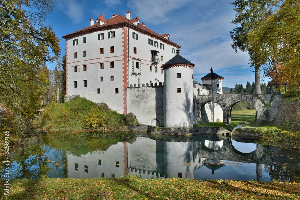 an old castle of Sneznik