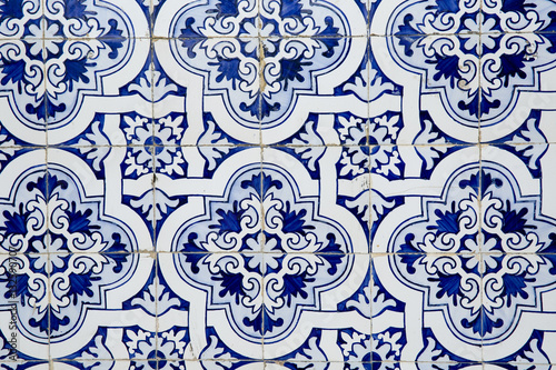 Ornamental old typical tiles from Portugal.