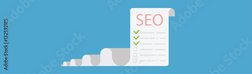  SEO Checklist - Vector illustration