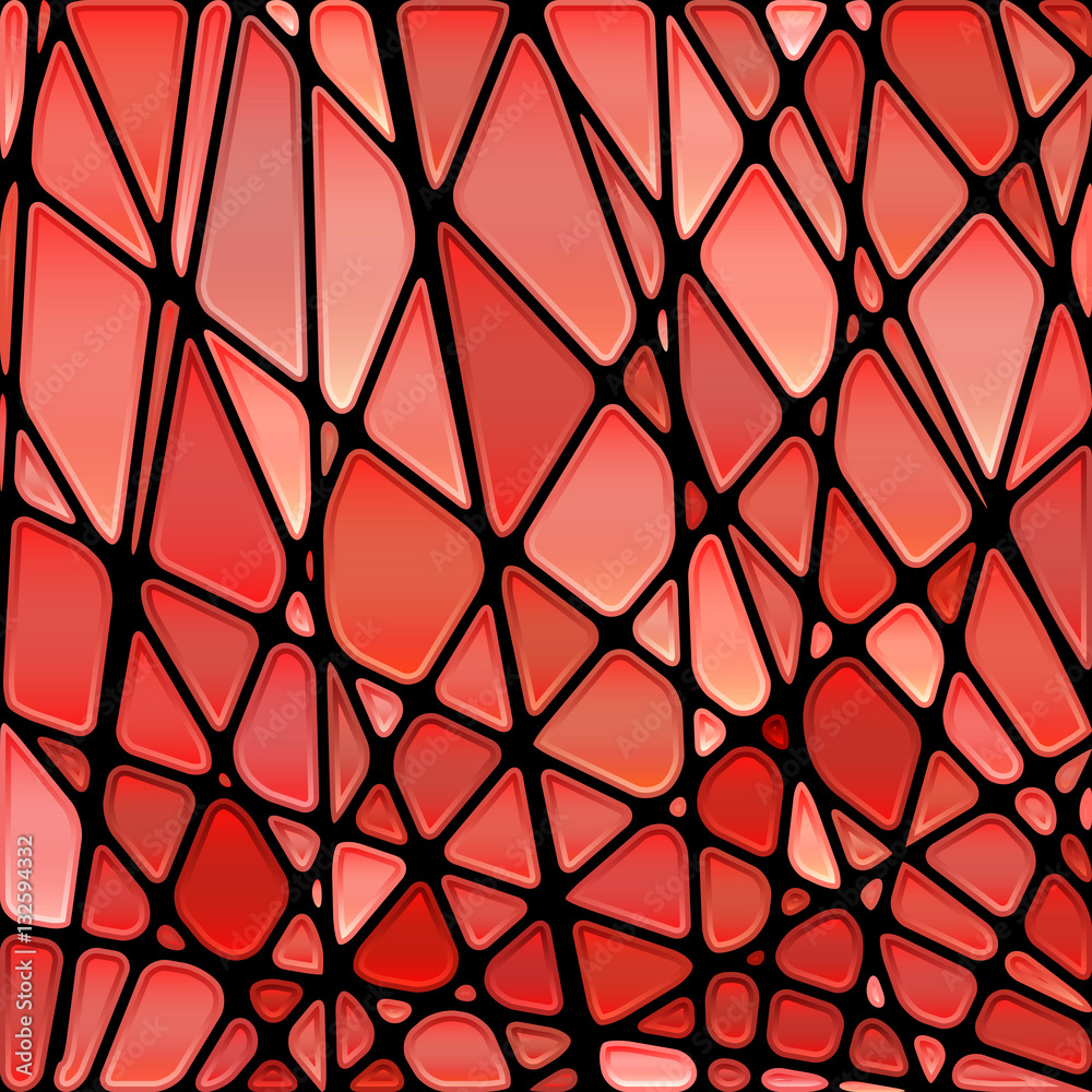 Fototapeta premium abstract vector stained-glass mosaic background