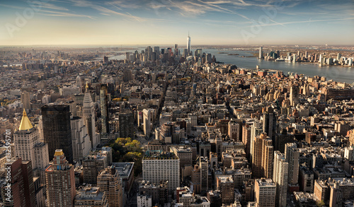 Fototapeta Widok na centrum Manhattanu z góry wieży