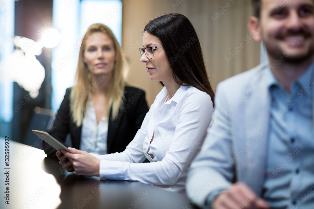 Business colleagues in conference room Business colleagues in conference room