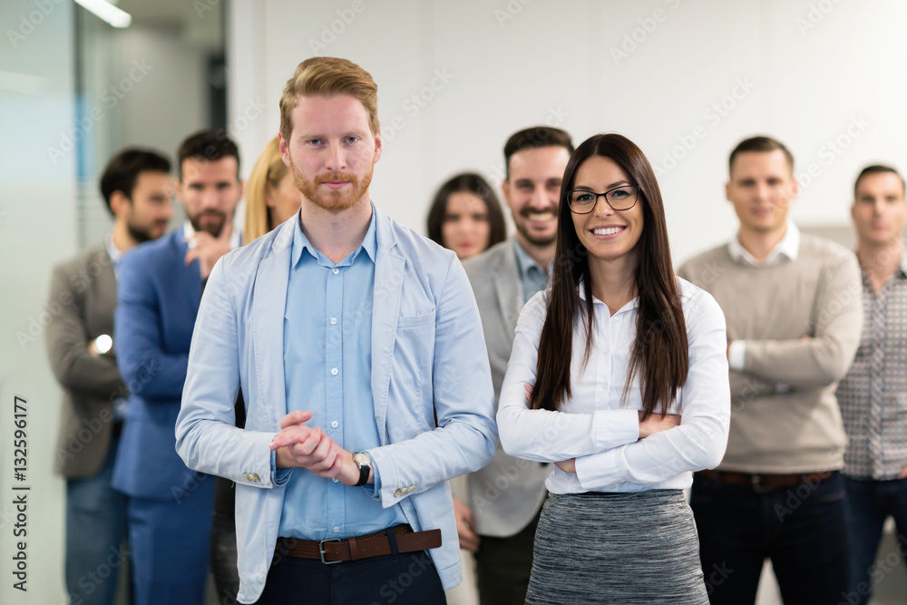 Group of happy business people Group of happy business people