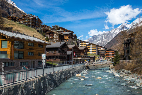 Gornera River, Zermatt, Switzerland © Sarawoot