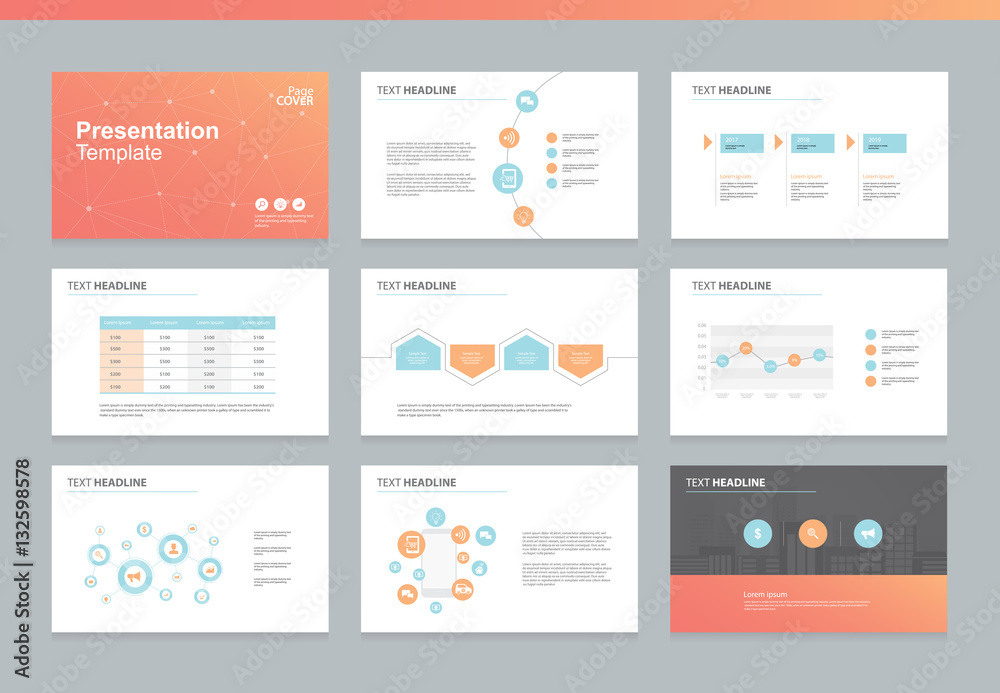 Page layout design template for presentation and brochure , Annual report, flyer and book page with infographic elements design Page layout design template for presentation and brochure , Annual report, flyer and book page with infographic elements design