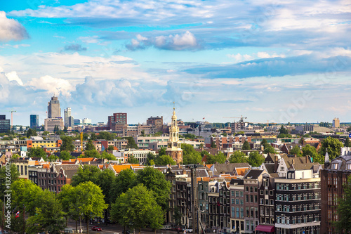 Panoramic view of Amsterdam