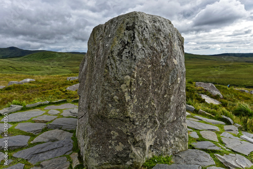 Irland - Felsformation im Connemara National Park photo