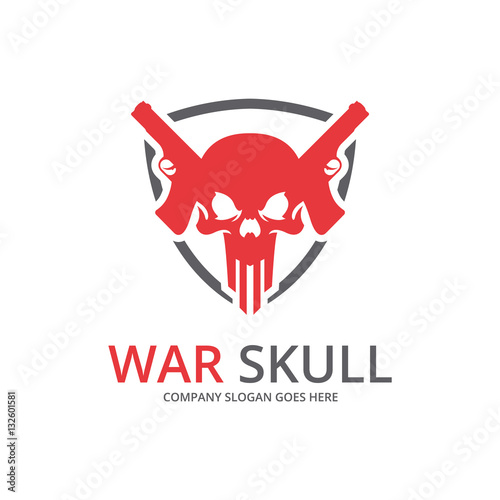 Skull logo. Perfect game logo 