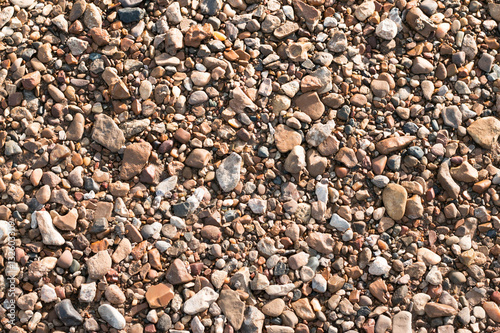 Background, small stones, beach