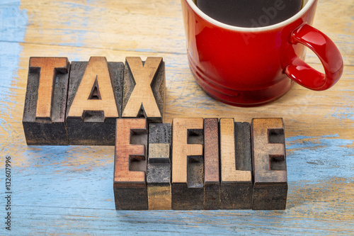 tax e-file word abstract