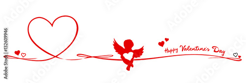 Schleifenband Engel und Herzen