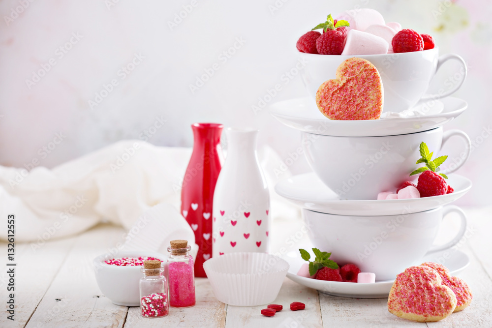 Valentines day sweets concept Valentines day sweets concept