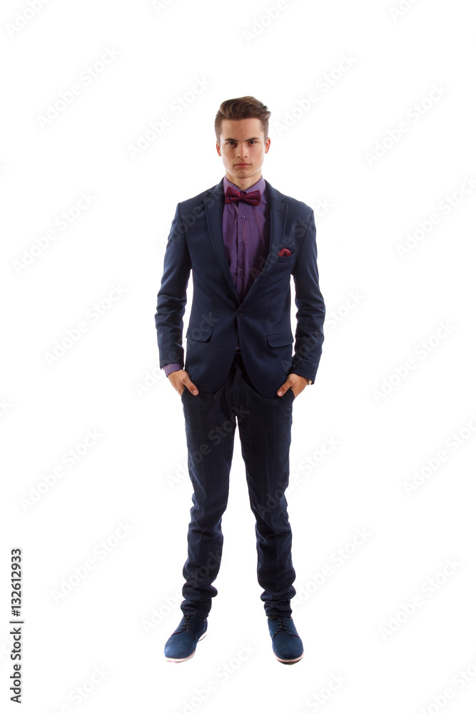Teenager in suit Teenager in suit