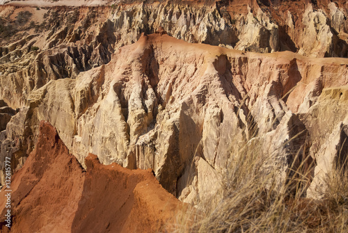 canyon, grands lavaka Ankarokaroka, Parc National Ankarafantsika, Madagascar photo