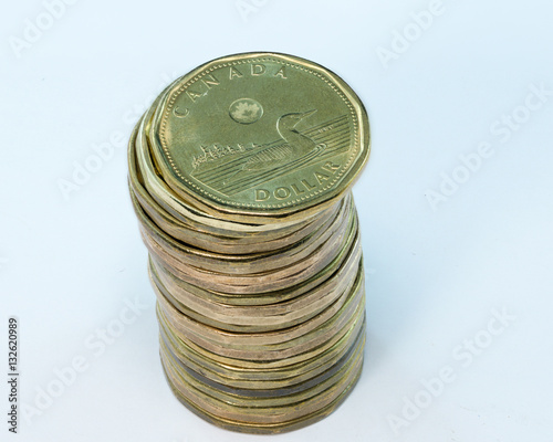 Canadian Dollars (Loonies) photo