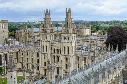 Oxford, United Kingdom - August 21, All Souls College, Oxford Un