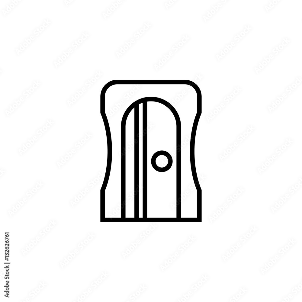 pencil sharpener isolated on white background. pencil sharpener isolated on white background.