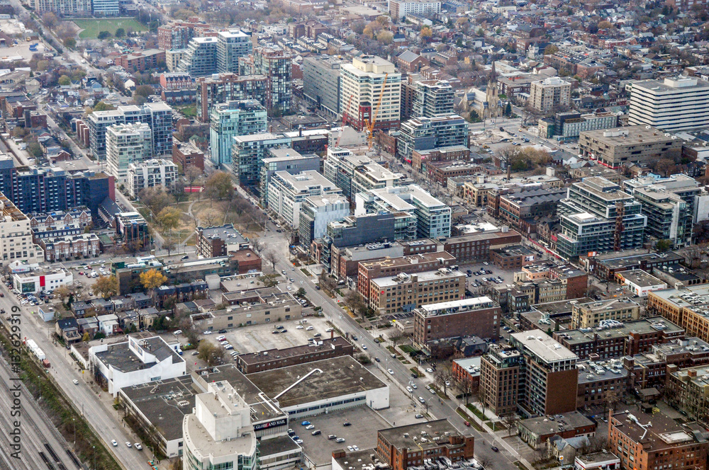 Fototapeta premium Toronto aerial view