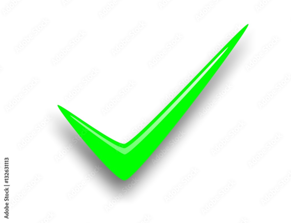 green check