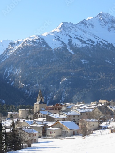 Village d'Aussois en Savoie (France)