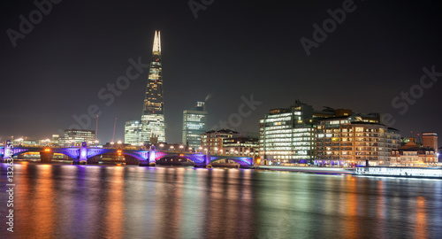 London River Thames London Bridge skyline