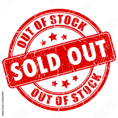 Sold out rubber business stamp