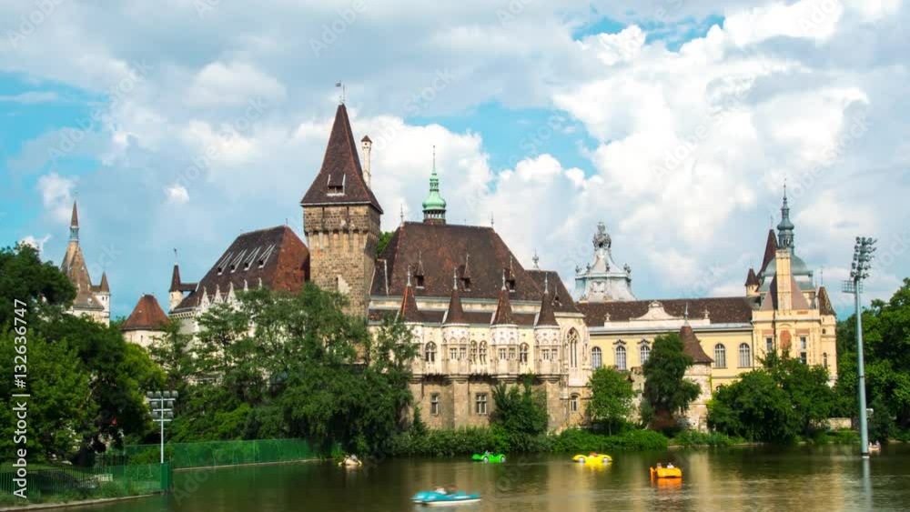 Vajdahunyad Castle in Budapest, Hungary