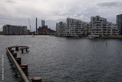Photography Modern architecture near the water in Copenhagen, Denmark