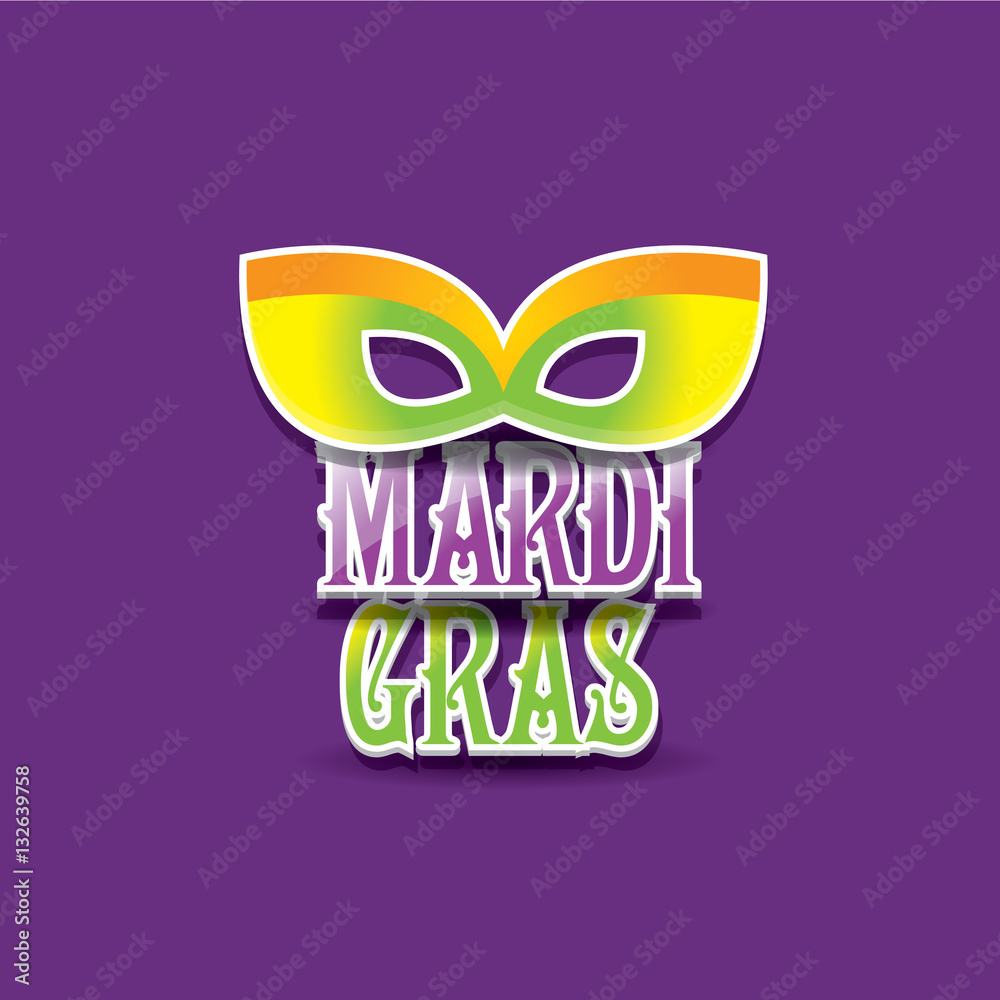 mardi gras vector background with mask and text mardi gras vector background with mask and text