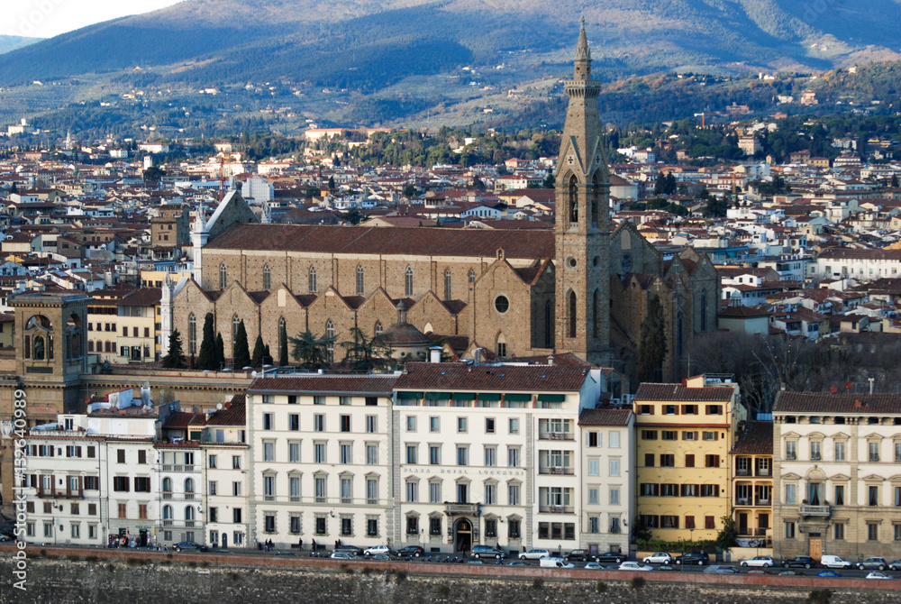 Obraz premium Aerial view of Florence