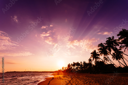 Wallpaper Mural Beautiful landscape tropical beach. Torontodigital.ca